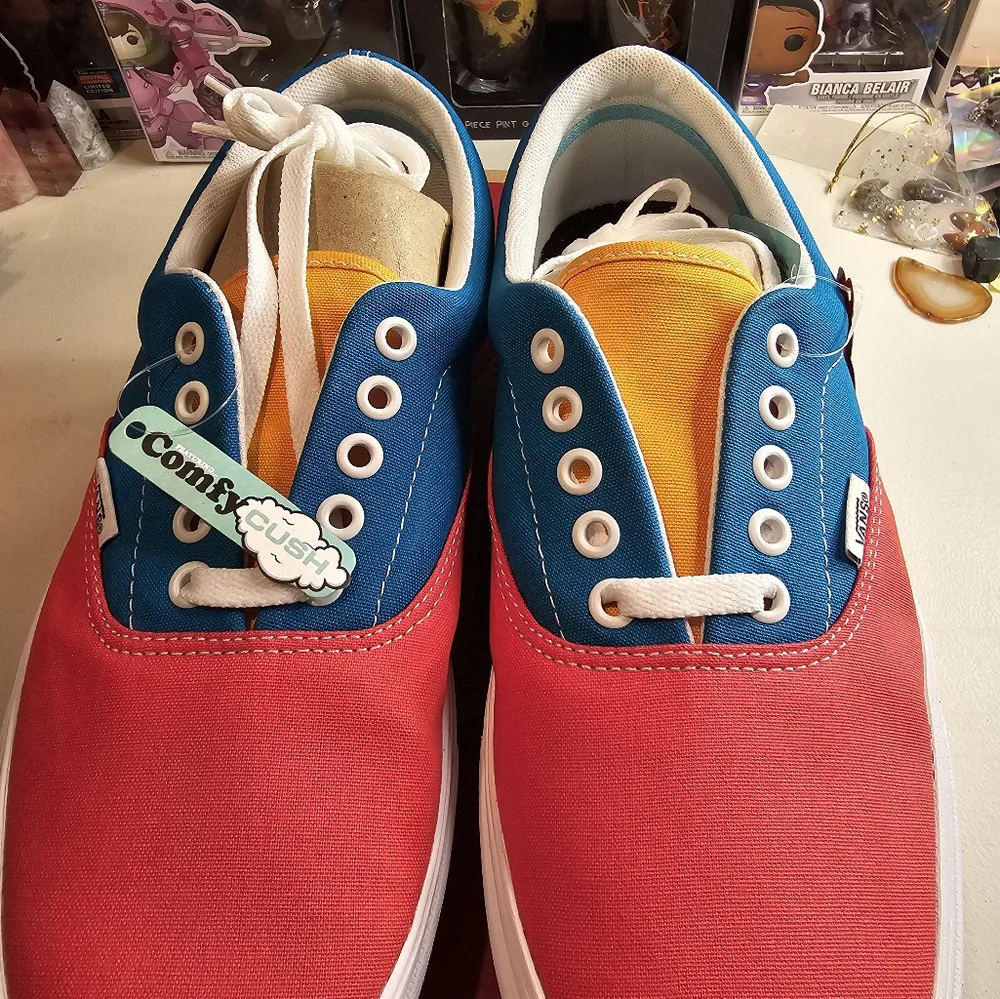Vans Comfycush Era Multiblock Multi/Tr Wht - Picture 5 of 7